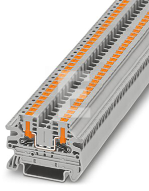 ZŁĄCZKA PRZELOTOWA PTV 2.5 24A 800V PUSH-IN 2.5MM² SZARA 1078960 PHOENIX