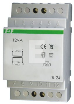 Tr24 Pos Code TRANSFORMATOR SIECIOWY TR-24 230V/24V AC 12VA TR-24 F&F