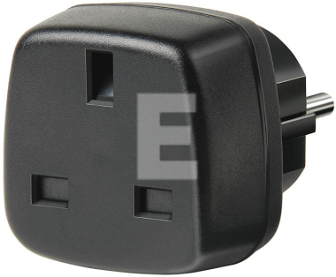 ADAPTER PODRÓŻNY Z UZIEMIENIEM WIELKA BRYTANIA 13A 250V UNI-SCHUKO ...