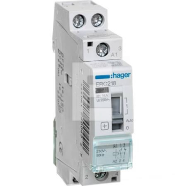 PRZEKA NIK INSTALACYJNY ELEKTROMAGNETYCZNY DWUBIEGUNOWY 16A 230VAC przeka-nik-instalacyjny-elektromagnetyczny-dwubiegunowy-16a-230vac