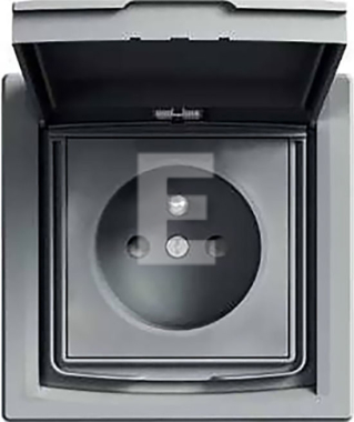 ASFORA Doppelsteckdose Z/u Weiß – EPH9800221, Von Schneider Electric