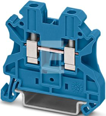 ZŁĄCZKA PRZELOTOWA UT 4 BU 32A 1000V ŚRUBOWE 2X4MM² NIEBIESKA 3044115 ...