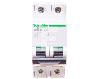 Interruttore Magnetotermico Schneider C60H-DC 2P 40A C 500Vdc - Per Circuiti DC - Foto 8