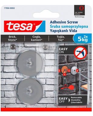 Tesa 59709-00002-00 Supporto Lametta In Acciaio Con Strisce Powerstrips Waterproof - Porta Oggetti Per Doccia